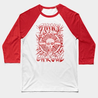 Shiny and Chrome (red ink) Baseball T-Shirt